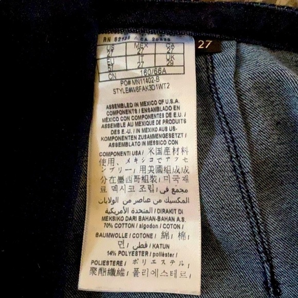 Women’s Guess Matilda Wide Leg Cut off Jeans Size 27 - Picture 5 of 6